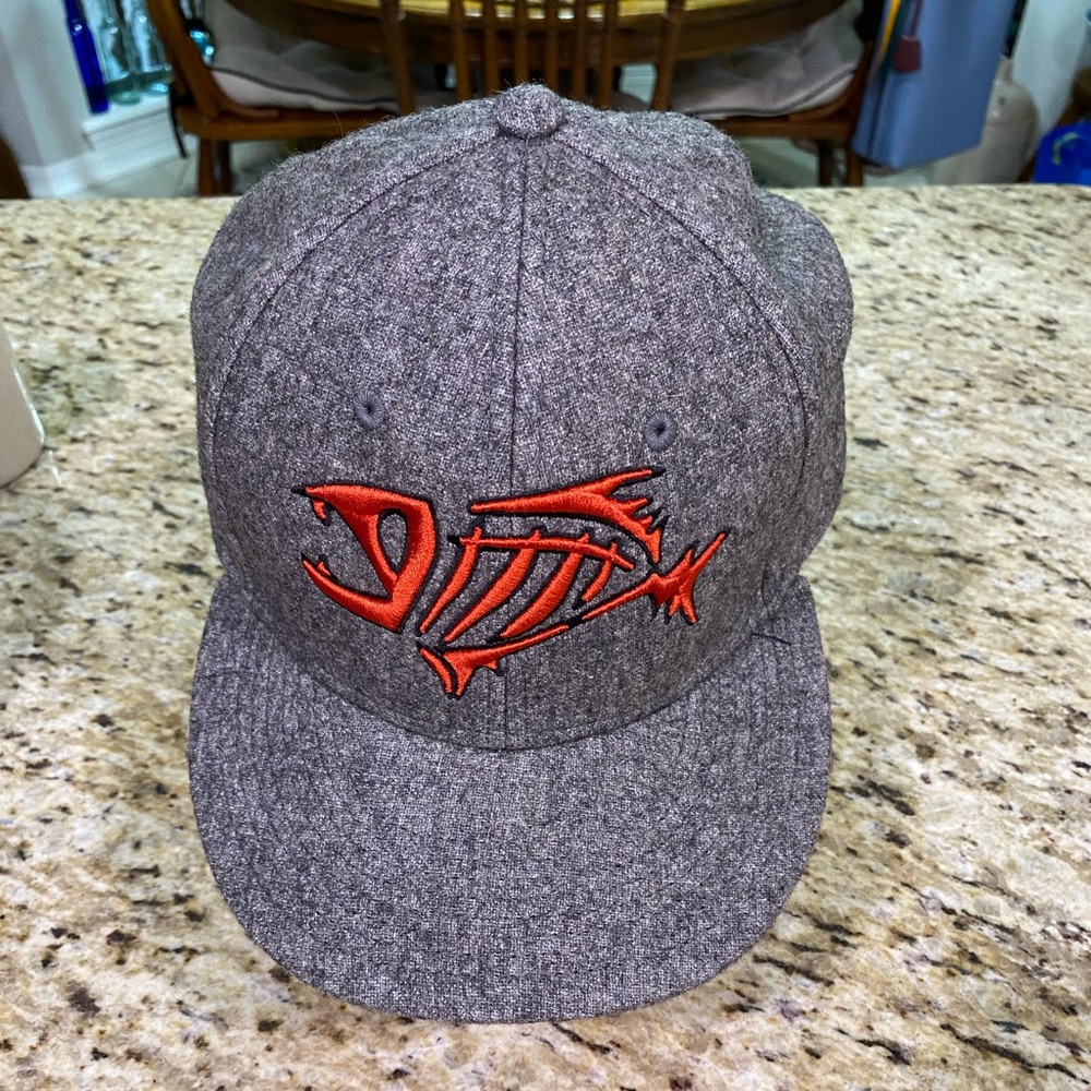 G Loomis Fish Bones Wool Hat Ball Cap Baseball Hat Proflex Flatbill M L